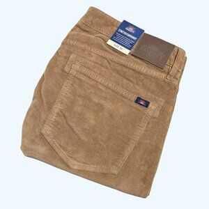 Faherty Stretch Corduroy 5-Pocket Pant Men’s 32x30 Rum Raw Umber Huckberry NEW